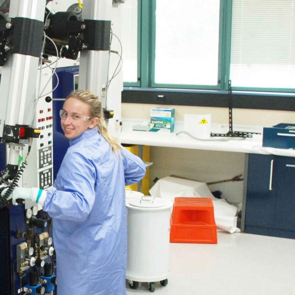 Radiochemist Leena Hogan