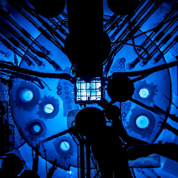 A look down into the OPAL reactor