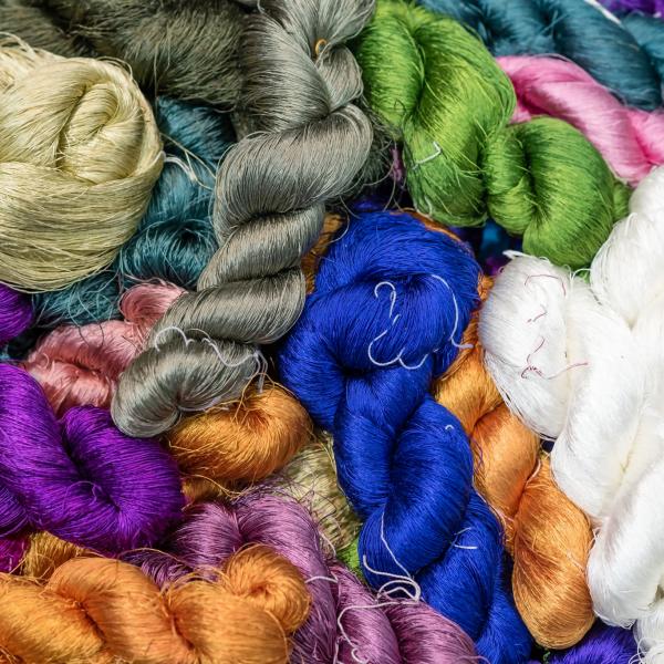 Silk fibres