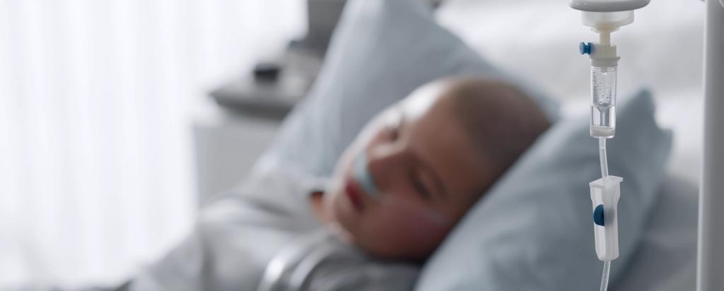 Sik child in hospital