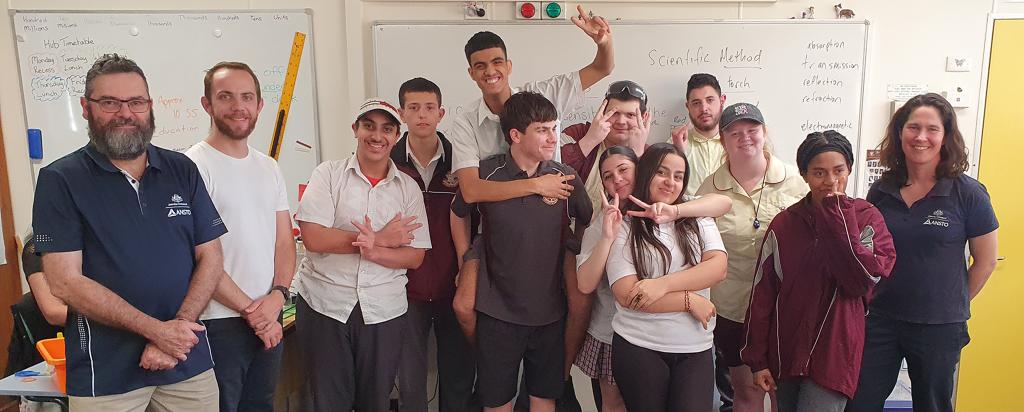 Group photo of camp