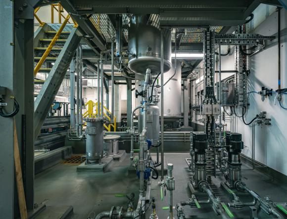 Liquid handling systems for the facility 