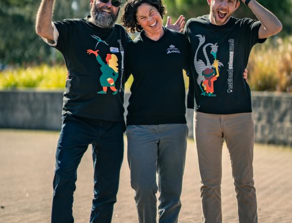 Chris, David and Bridget