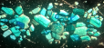 Green crystals