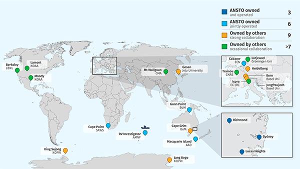 Radon world map