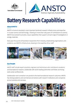 Battery research capabilities