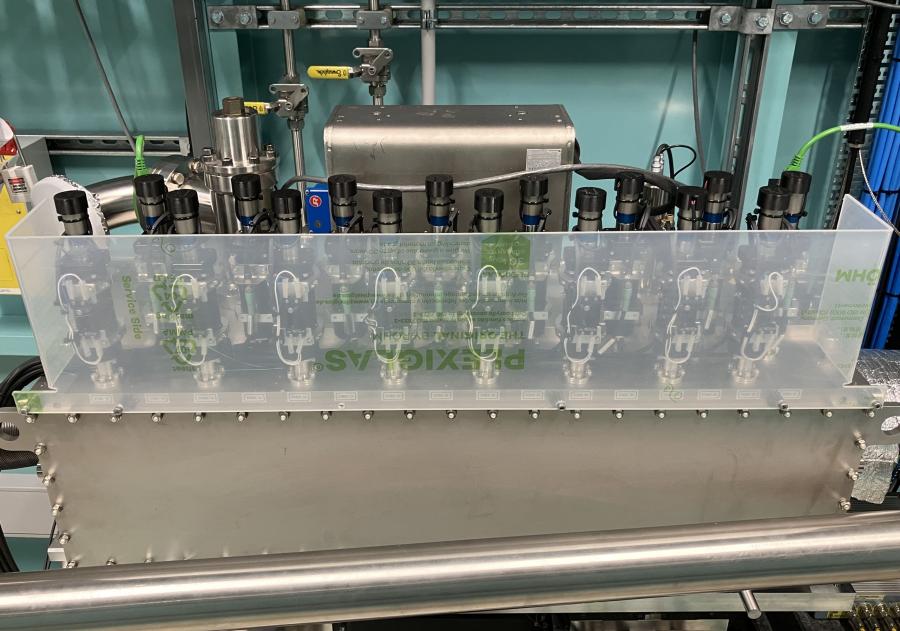 Transfocator installed